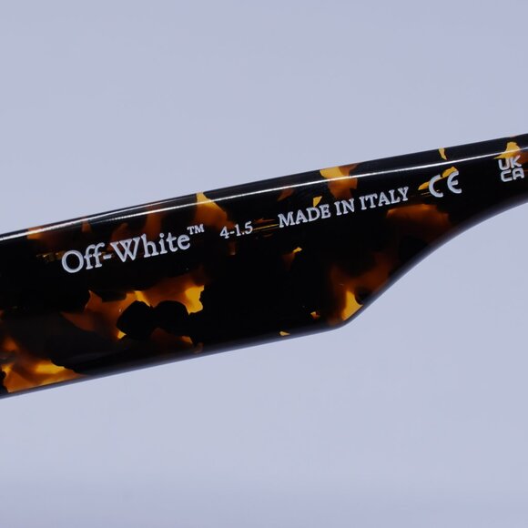 Off-White OERI13I JACKSON 6055 Sunglasses Havana Square Frame, Green Lenses - Picture 7 of 10